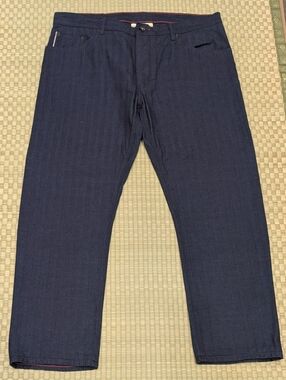 RARE Raleigh Denim Broken Twill Selvedge Denim Jones Jeans Men's Size 36 x 27